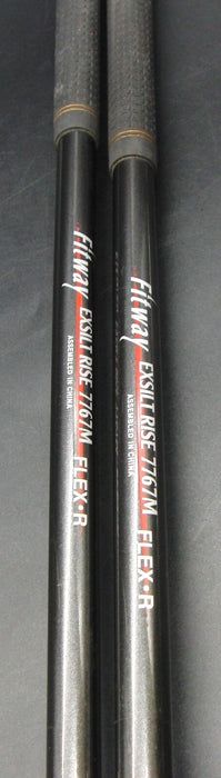 Set of 2 Fitway Shallow Design 15° 3 + 18° 5 Woods Regular Graphite Shafts + H/C