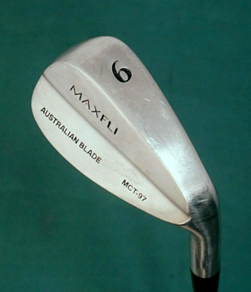 Maxfli MCT-97 Australian Blade 9 Iron Stiff Steel Shaft Maxfli Grip