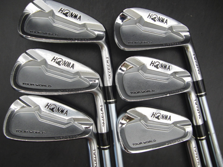 Set of 6x Honma Tour World TW737 V5 Irons 5-10 Stiff Graphite Shafts