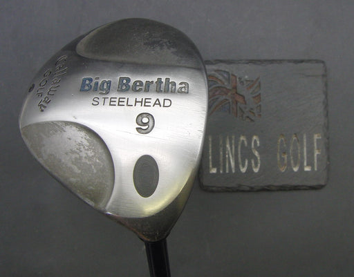 Ladies Callaway Big Bertha Steelhead 9 Wood Ladies Graphite Shaft Gems Grip