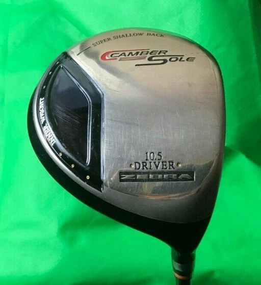 Zebra Camber Sole 10.5° Driver Stiff Graphite Shaft Golf Pride Grip