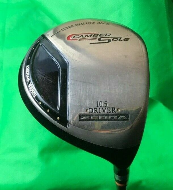 Zebra Camber Sole 10.5° Driver Stiff Graphite Shaft Golf Pride Grip
