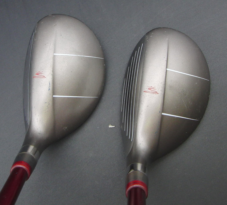 Set of 2 Cobra Baffler 25° 5+28° 6 Hybrids Stiff Graphite Shafts + HC*