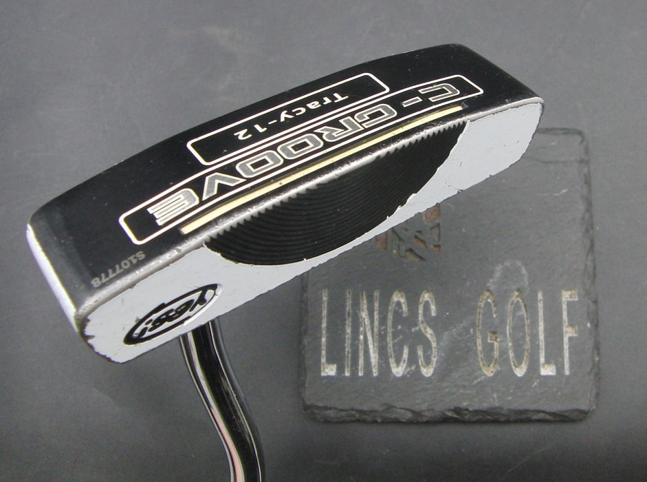 Yes C-Groove Tracy-12 Putter Steel Shaft 86cm Length Tigora Grip