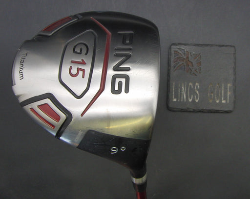 Ping G15 Titanium 9° Driver Stiff Graphite Shaft Golf Pride Grip