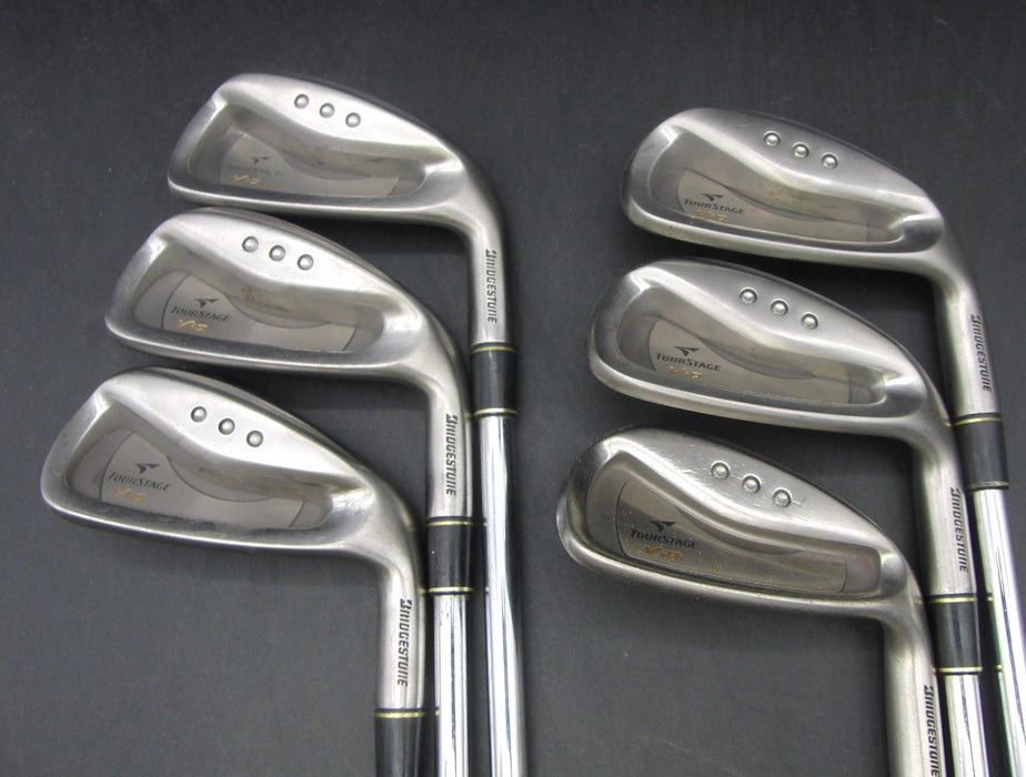 Set of 6x Bridgestone Tourstage ViQ 5-PW Irons Stiff Steel Shafts*