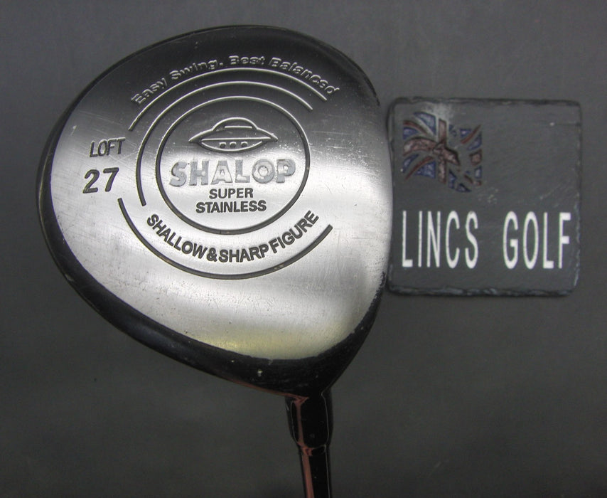 Shalop Shallow & Sharp Figure 27° Wood Regular Graphite Shaft Black Grip