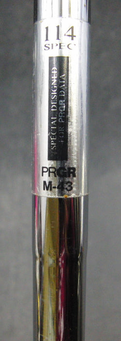 PRGR TR Speed Irons Forged A Gap Wedge Stiff Steel Shaft PRGR Grip