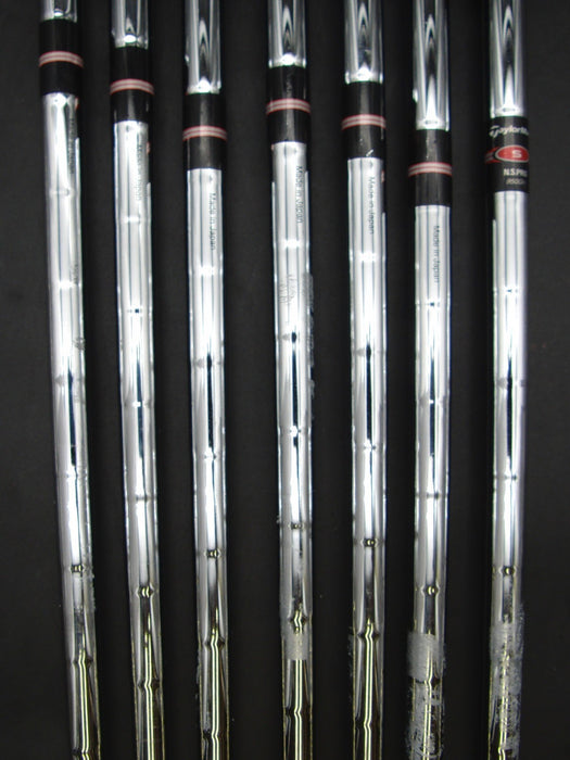 Set of 7x TaylorMade r7 Irons 5-SW Stiff Steel Shafts TaylorMade Grips