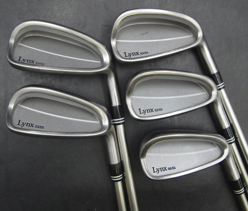 Set of 5 x Lynx SS Irons 6-PW Stiff Graphite Shafts Lynx Grips*