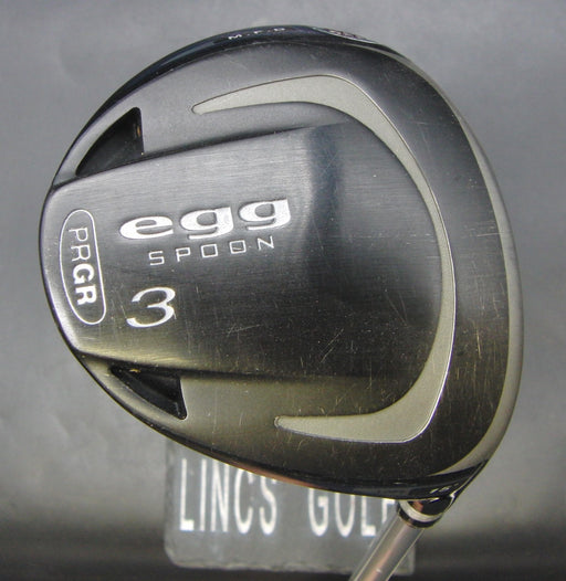 PRGR Egg Spoon 15° 3 Wood Stiff Graphite Shaft Golf Pride Grip