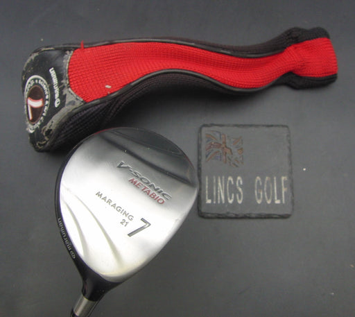 Maruman V-Sonic Metabio 21° 7 Wood Regular Graphite Shaft V-Sonic Grip + HC