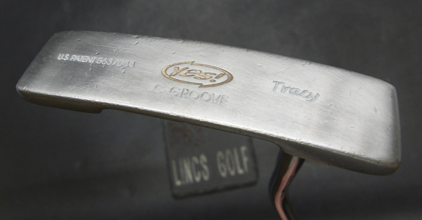 Yes C-Groove Tracy Putter Steel Shaft 90cm Length Yes Grip