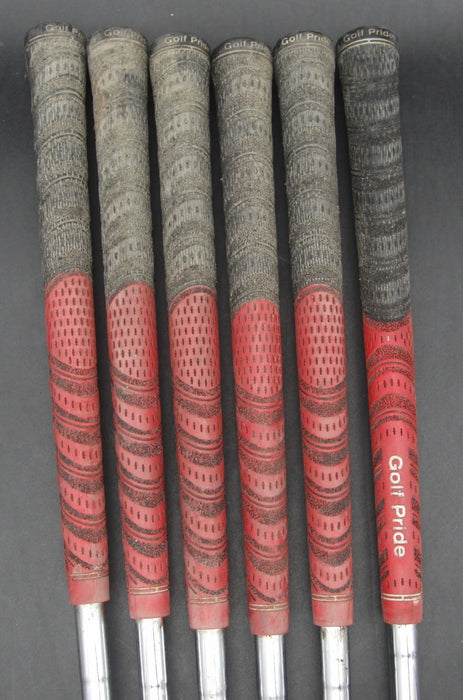 Set of 6x Mizuno MP-33 5-PW Irons Stiff Steel Shafts Golf Pride Grips