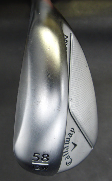 Callaway Jaws Raw 58° Sand Wedge Stiff Steel Shaft Iomic Grip*