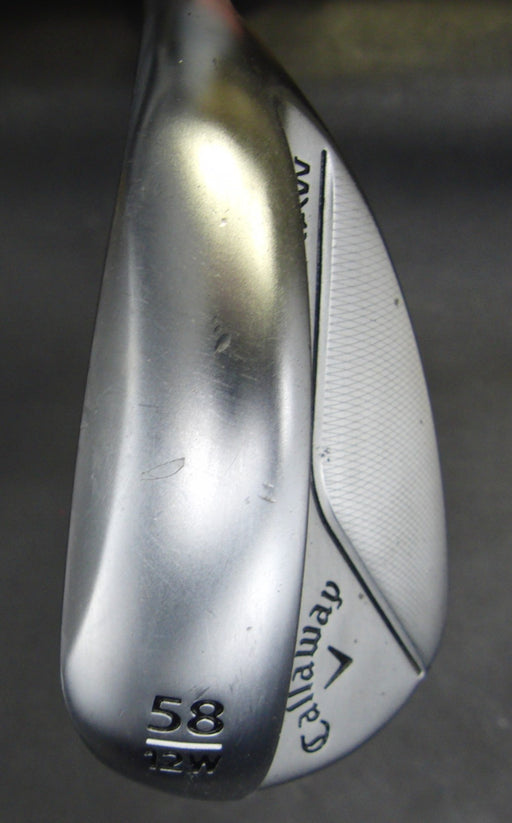 Callaway Jaws Raw 58° Sand Wedge Stiff Steel Shaft Iomic Grip*