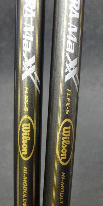 Set of 2 Wilson Ultra Max 18° 5 Wood + 21° Hybrid Stiff Graphite Shafts