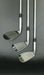 Set of 7 X Japanese PRGR Data 801 Forged Irons 5-SW Stiff Flex Steel Shafts