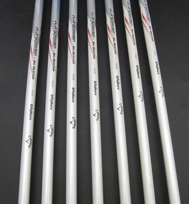 Set of 7x Callaway Big Bertha Beta 5-PW + AW Irons Regular Graphite Shafts