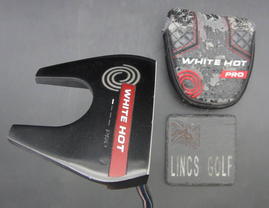Odyssey White Hot Pro Putter Steel Shaft 86cm Length Odyssey Grip + Head Cover