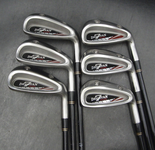 Set of 6 x Decatan Seven Irons 5-PW Regular Graphite Shafts Unbranded Grips