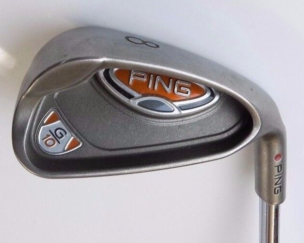 Ping G10 Red Dot 8 Iron AWT Stiff Flex Steel Shaft Ping Grip