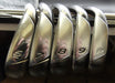 Set of 5x TaylorMade Burner 2.0 Irons 6-PW Stiff Steel Shafts Mixed Grips