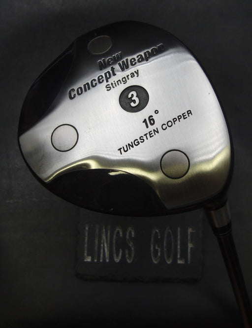 New Concept Weapon Stingray 16° 3 Wood Stiff Graphite Shaft +Grip