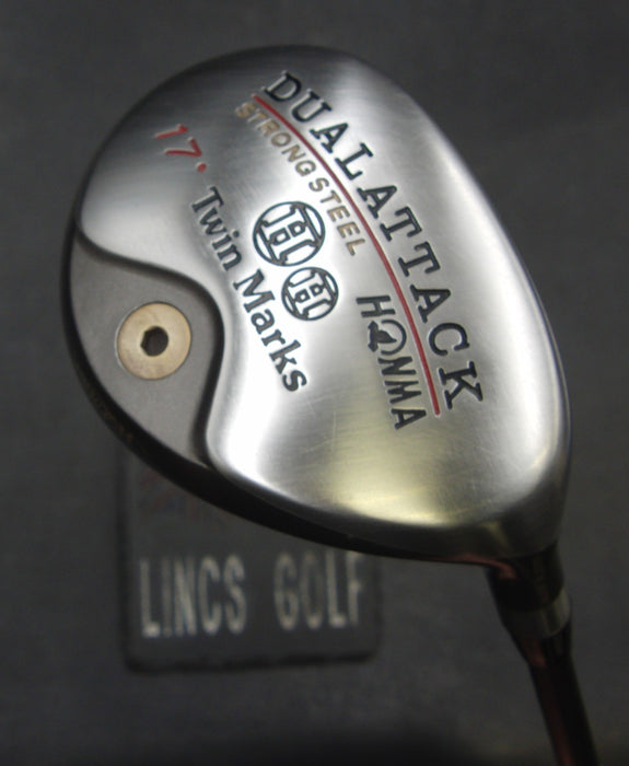 Honma Dual Attack Twin Marks 17° 5 Wood Stiff Graphite Shaft Honma Grip