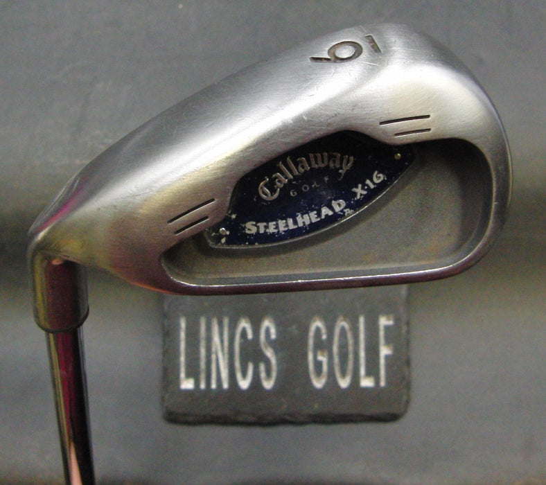 Left-Handed Callaway Steelhead X-16 6 Iron Regular Steel Shaft Golf Pride Grip