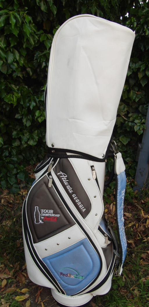 5 Division Coca Cola Fed Ex Cup Trolley Cart Carry Golf Clubs Bag*