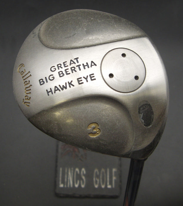 Callaway Great Big Bertha Hawk Eye 3 Wood Stiff Graphite Shaft Red Grip