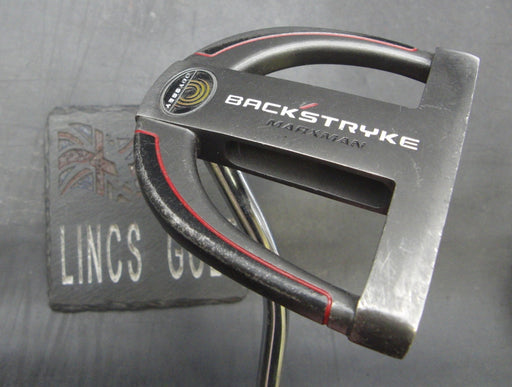 Odyssey BackStryke Marxman Putter Steel Shaft 84cm Length Psyko Grip*