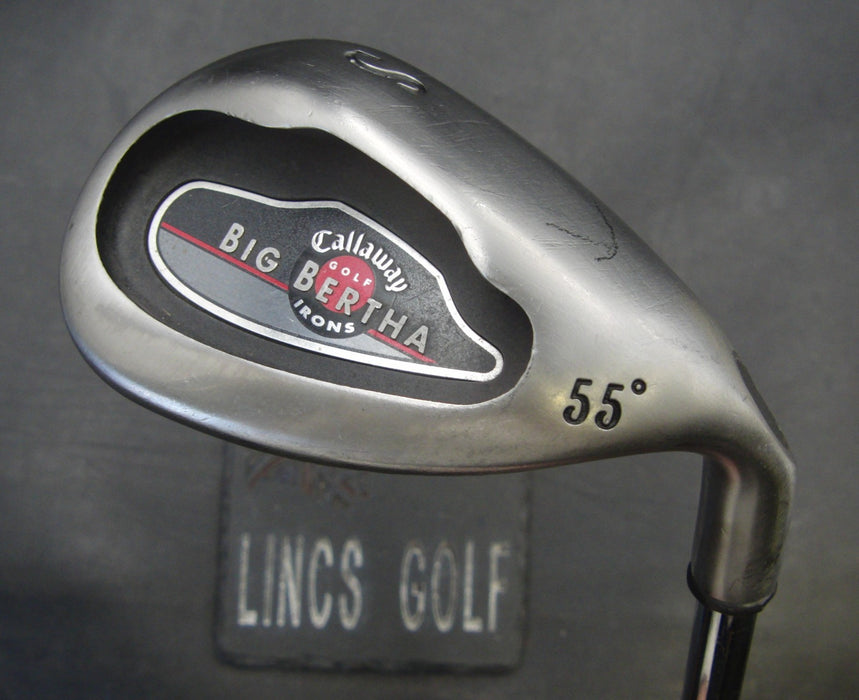 Callaway Big Bertha 2004 55° Sand Wedge Stiff Steel Shaft Chaucer Grip