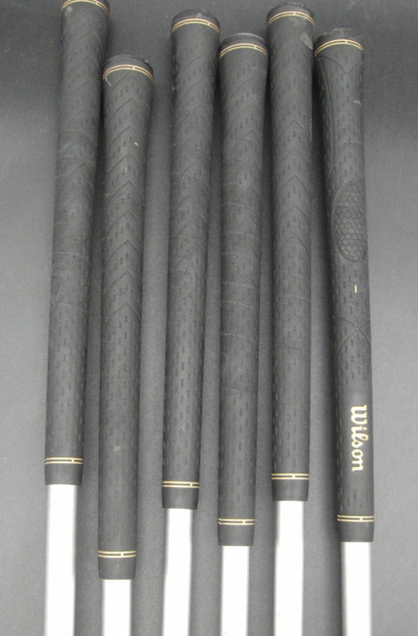 Set of 6x Wilson Profile Irons 5-PW Regular Graphite Shafts Wilson Grips*