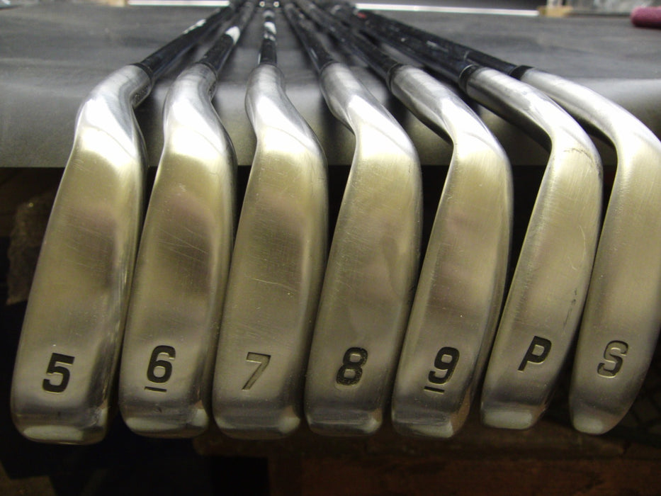 Set of 7x Maruman Verity VGR Irons 5-SW Stiff Steel Shafts Maruman Grips*