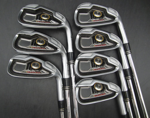 Set of 7x TaylorMade Tour Burner 4-PW Irons Stiff Steel Shafts TaylorMade Grips