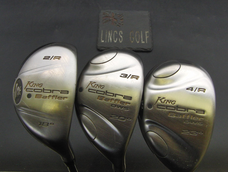 Set of 3 King Cobra Baffler DWS 18° 2 Hybrid + 20° 3 Hybrid + 23° 4 Hybrid