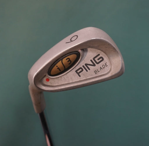 LeftHanded Ping i3 Blade Red Dot 6 Iron Regular Steel Shaft Ping Grip