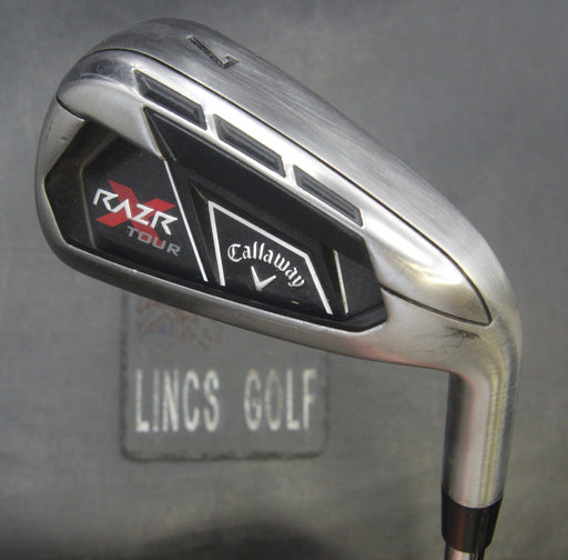 Callaway Razr X Tour 7 Iron Stiff Steel Shaft Gold Pride Grip