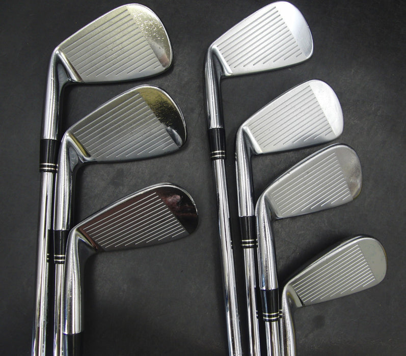 Set of 7x TaylorMade R9 Forged Irons 4-PW Stiff Steel Shafts GolfPride Grips