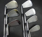Set of 7x TaylorMade R9 Forged Irons 4-PW Stiff Steel Shafts GolfPride Grips