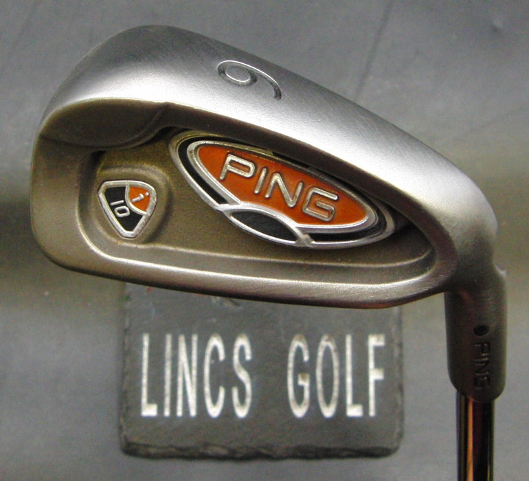 Ping i10 Black Dot 6 Iron Stiff Steel Shaft Ping Grip
