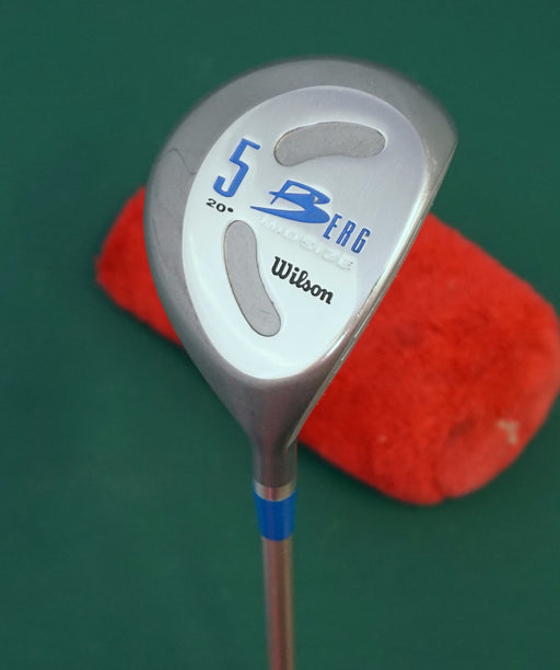 Vintage Ladies Wilson Berg Midsize 20° 5 Wood Ladies Graphite Shaft Wilson Grip