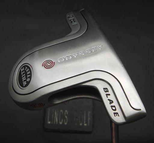 Odyssey White Steel 2-Ball Blade Putter 86cm Length Steel Shaft PSYKO Grip