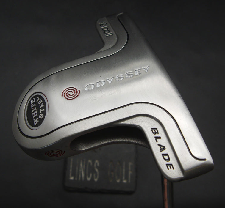 Odyssey White Steel 2-Ball Blade Putter 86cm Length Steel Shaft PSYKO Grip
