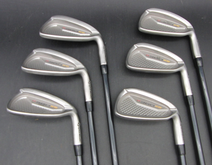 Set of 6x TaylorMade R360 XD 5-PW Irons Stiff Graphite Shafts TaylorMade Grips