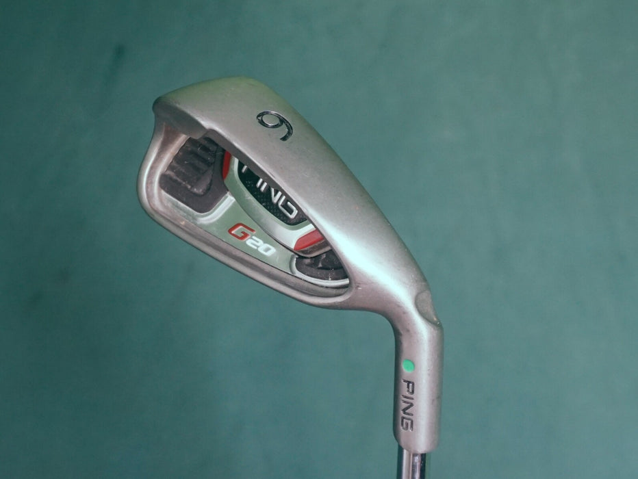 Ping G20 Green Dot 6 Iron Senior Steel Shaft Ping Grip