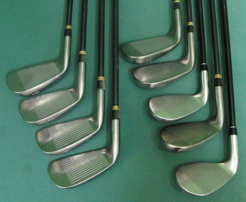Japanese Combo Set 9 x TSURUYA AXEL-II/ AXEL ZX Irons 4-SW+AW Stiff Graphite