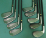 Japanese Combo Set 9 x TSURUYA AXEL-II/ AXEL ZX Irons 4-SW+AW Stiff Graphite